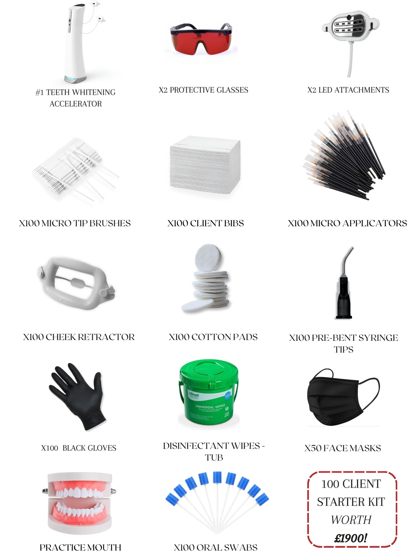 1:1 Intensive Teeth Whitening Course - Kit Included